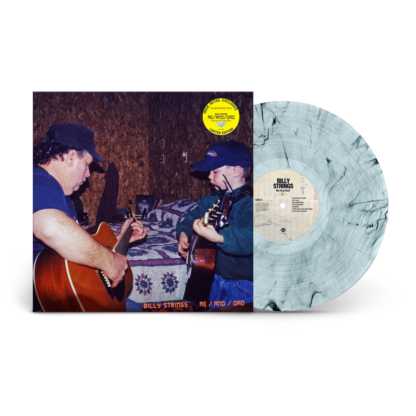 Billy Strings "Me/and/Dad" LP (180g Clear Smoke Vinyl)