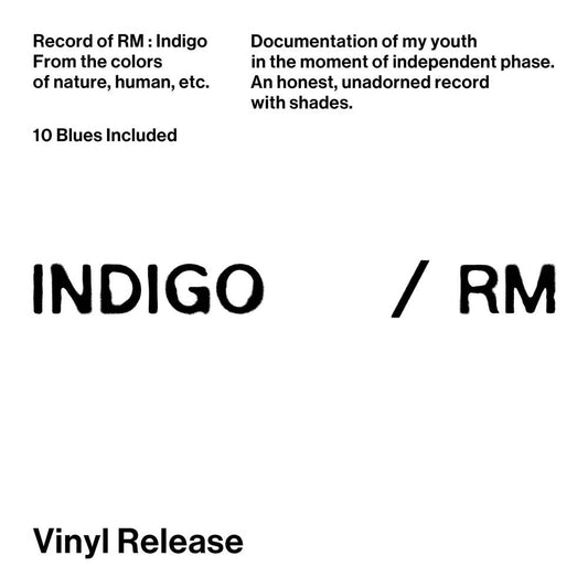 DAMAGED: RM (bts) "Indigo" LP