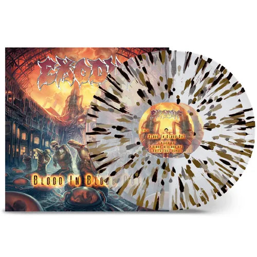 Exodus "Blood in Blood Out (10th Anniversary)" 2xLP (Clear Gold Black Splatter)