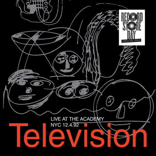 RECORD STORE DAY 2024:  Television ”Live At The Academy” 2xLP (Color Vinyl)