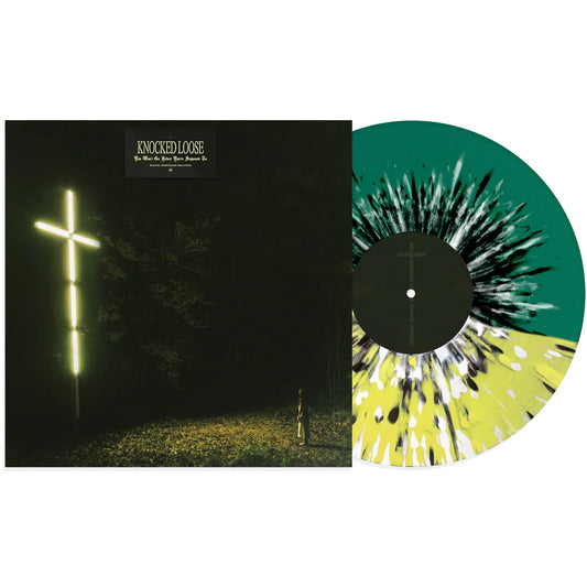 PRE-ORDER: Knocked Loose "You Won't Go Before You're Supposed To" LP (Indie Exclusive Half Green/Half Yellow w/ Black & White Splatter)
