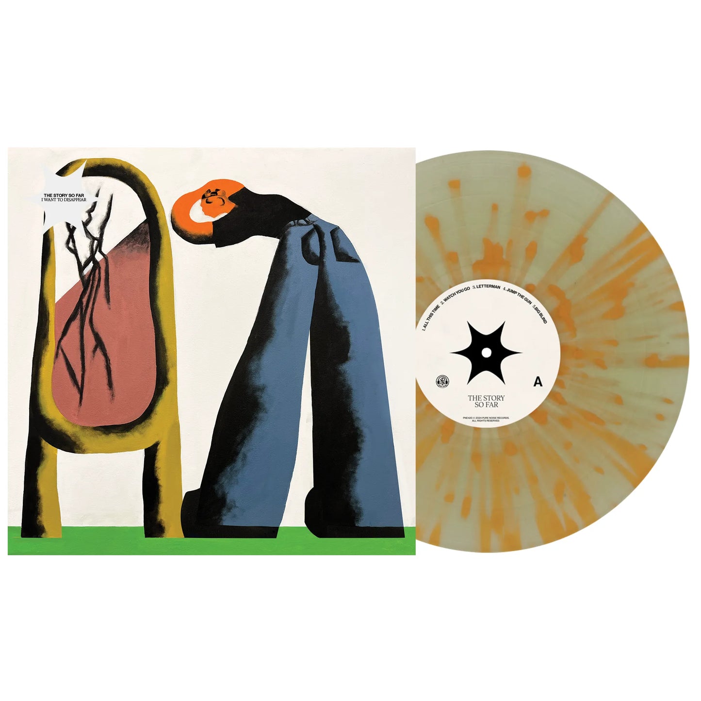 The Story So Far "I Want To Disappear" LP (Indie Exclusive Clear Green w/ Orange Splatter)