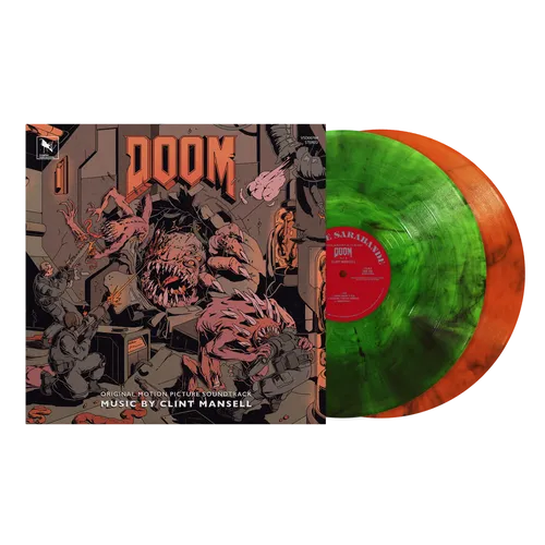 Clint Mansell "Doom (Original Soundtrack)" 2X LP (Green & Orange Smoke Colored Vinyl)