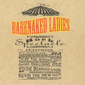 Barenaked Ladies “Rock Spectacle (30th Anniversary)” LP (Orange Vinyl) (Black Friday 2026)