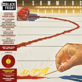 Bill Summers and Summer Heat “Cayenne” LP (Opaque Dark Red Vinyl) (Black Friday 2026)
