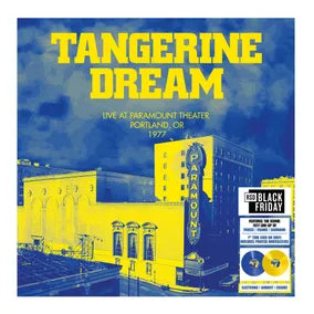 Tangerine Dream “Live at Paramount Theatre - Portland, OR '77” 2xLP (Blue & Yellow Color Vinyl) (Black Friday 2026)