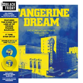 Tangerine Dream “Live at Paramount Theatre - Portland, OR '77” 2xCD (Black Friday 2026)