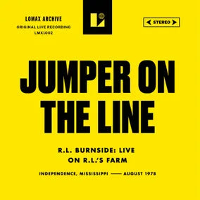 R.L. Burnside “Jumper On The Line (Live On R.L.'S Farm)” 7" Single