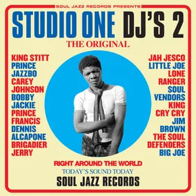 Soul Jazz Records presents “Studio One DJ's 2” 2xLP (Transparent Blue Vinyl) (Black Friday 2026)