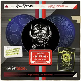 Motorhead "The Lost Tapes Vol. 8: Live at Margate” 2xLP (Aqua Blue Vinyl) (Black Friday 2026)