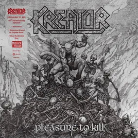 Kreator “Pleasure to Kill (40th Anniversary)” LP (Blood-Red Marble Vinyl) (Black Friday 2026)