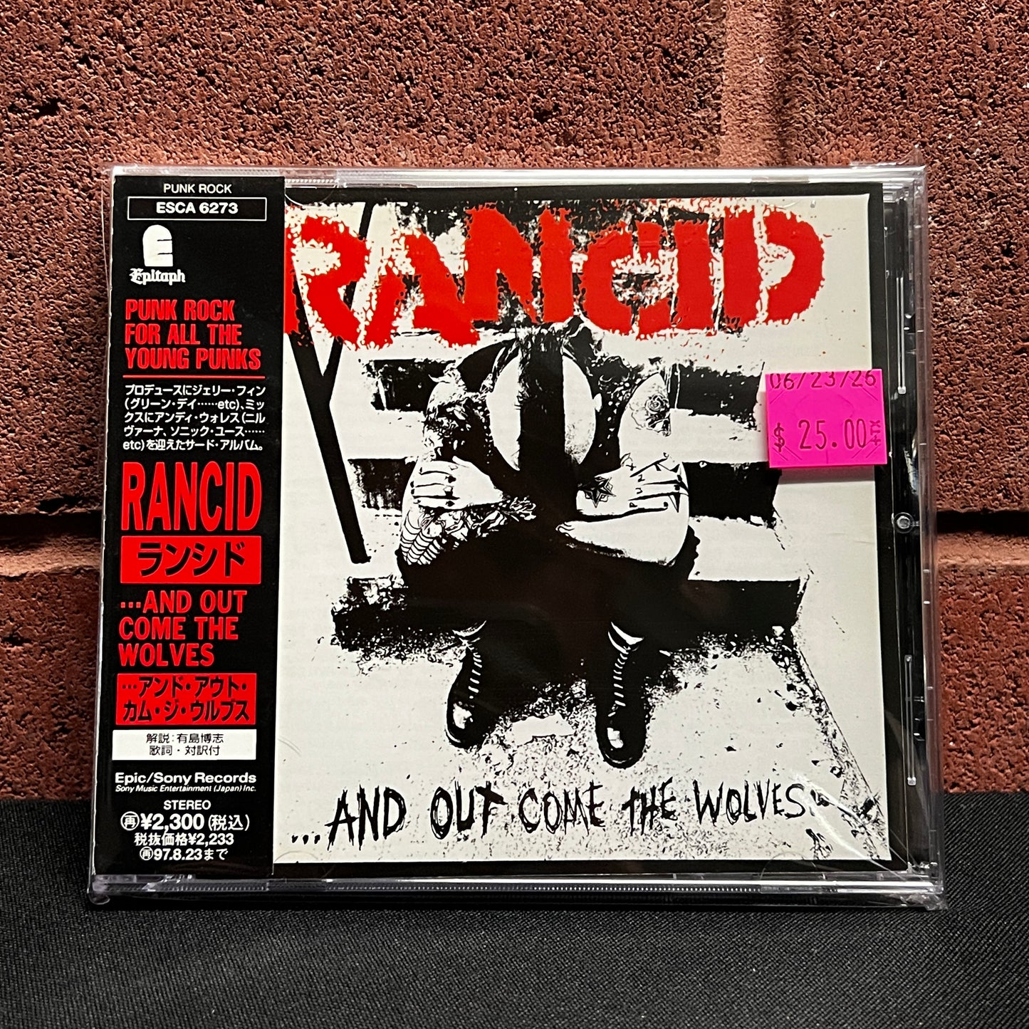 Used CD: Rancid "...And Out Come The Wolves" CD (1995 Japanese Press)
