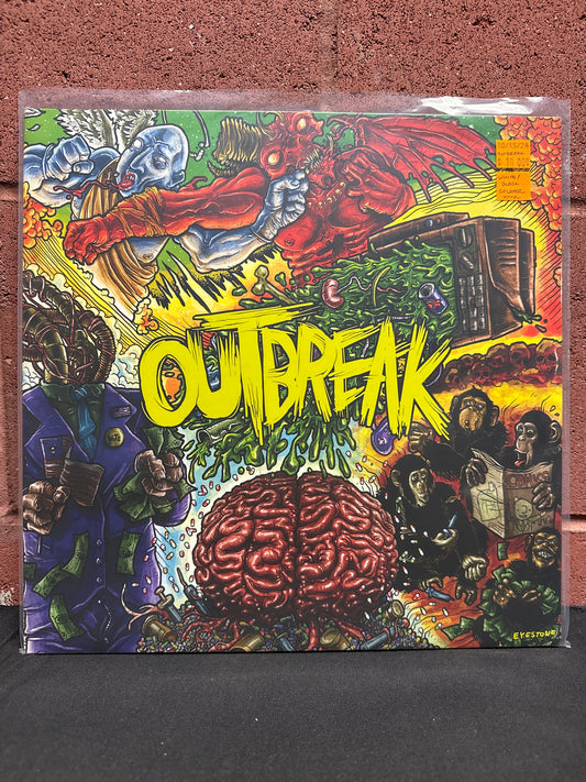 Used Vinyl:  Outbreak ”Outbreak” 12" (White & Black Splatter Vinyl)