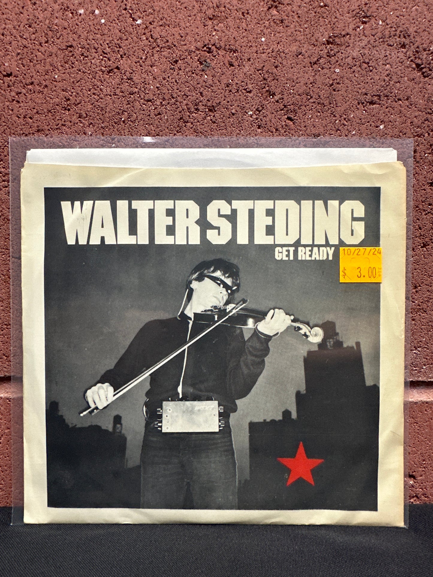 Used Vinyl:  Walter Steding ”Get Ready” 7"