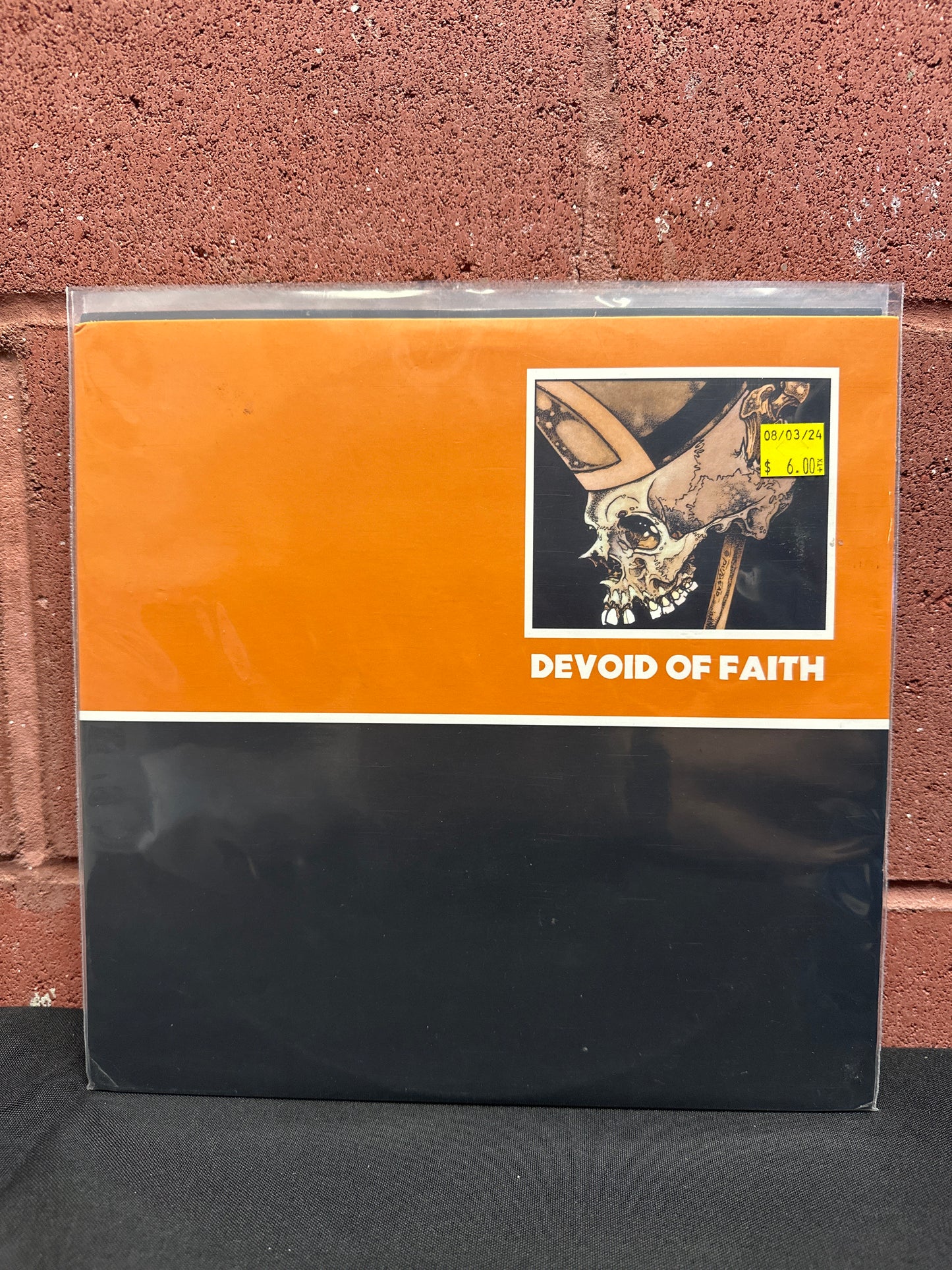 Used Vinyl:  Devoid Of Faith ”Purpose : Lost” 10" (Orange/black vinyl)