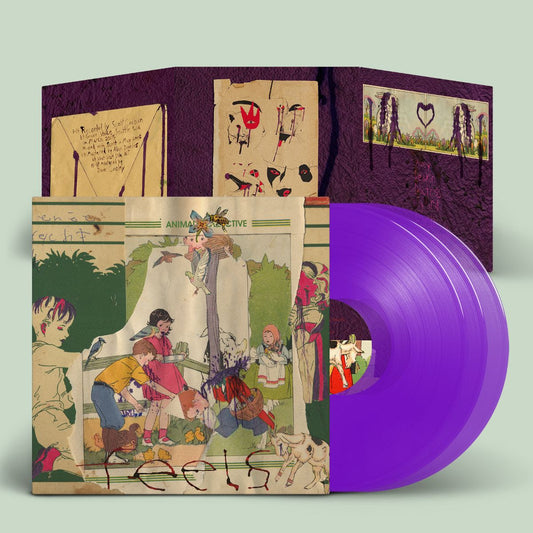 Animal Collective "Feels" 3xLP (Translucent Grape Vinyl)