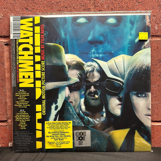 Used Vinyl:  Tyler Bates, Various ”Watchmen (Original Motion Picture Soundtrack & Score)” 2xLP (Yellow and blue vinyl)
