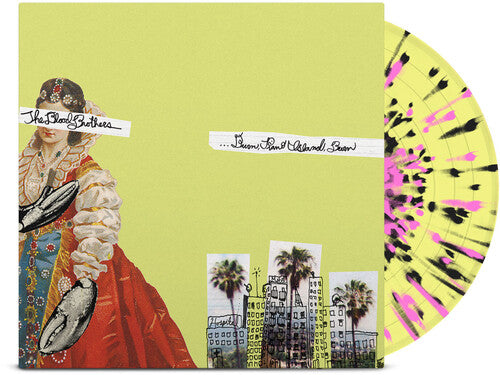 The Blood Brothers "Burn, Piano Island, Burn (Deluxe Ed.)" LP+7" (Yellow w/ Pink & Black Splatter)