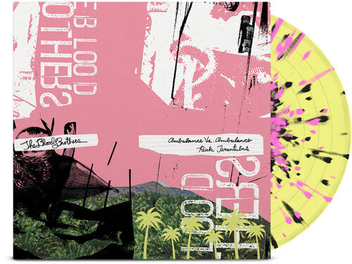 The Blood Brothers "Burn, Piano Island, Burn (Deluxe Ed.)" LP+7" (Yellow w/ Pink & Black Splatter)