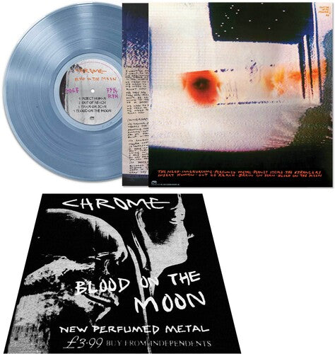 DAMAGED: Chrome "Blood On The Moon" LP + CD (Ice Blue)