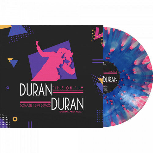 Duran Duran "Girls on Film (Complete 1979 Demos)" LP (Pink and Blue Splatter)