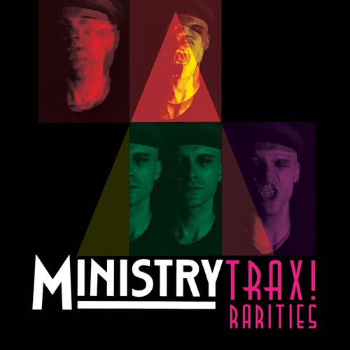 Ministry "Trax Rarities" 2xLP (Black/White/Magenta Splatter Vinyl)