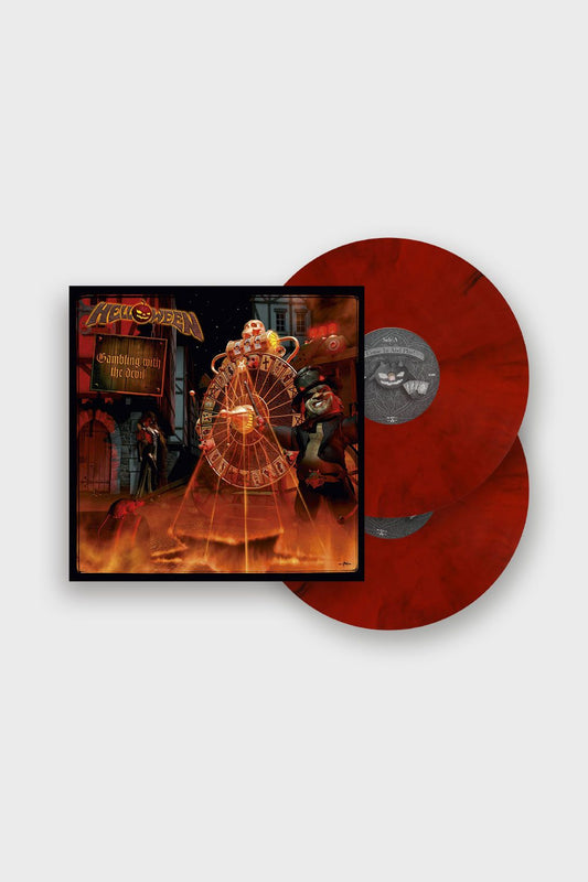 PRE-ORDER: Helloween "Gambling With The Devil" 2xLP (Red Opaque/Orange/Black Marbled Vinyl)