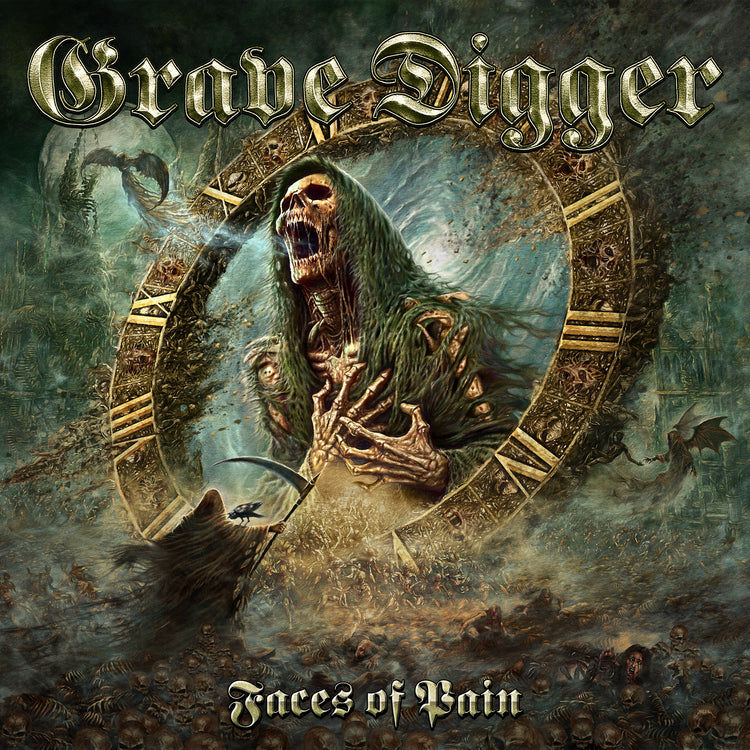 PRE-ORDER: Grave Digger "Faces of Pain" LP (Gold Vinyl)