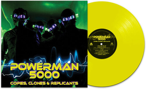 Powerman 5000 "Copies, Clones & Replicants" LP (Neon Yellow)