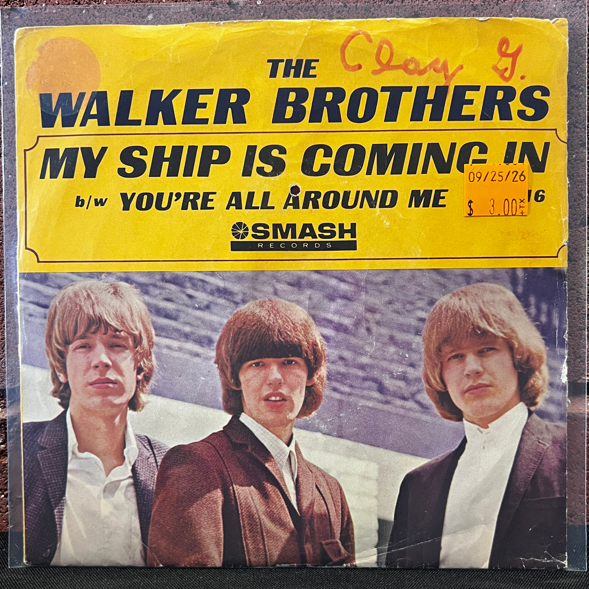 Used Vinyl: Walker Brothers "My Ship is Coming In" 7"