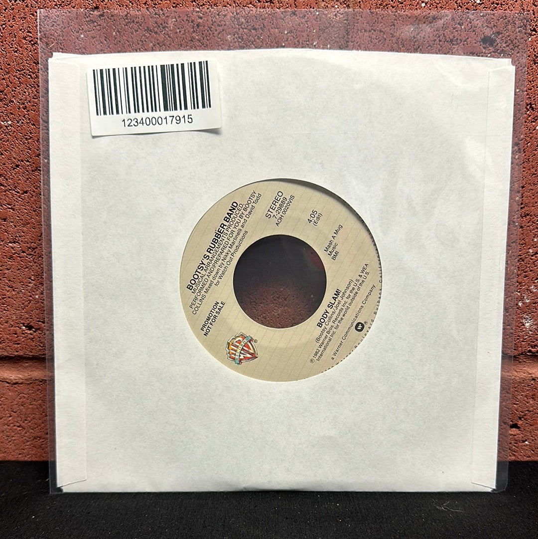 Used Vinyl:  Bootsy's Rubber Band ”Body Slam!” 7" (Promo)