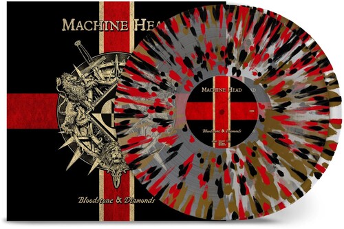 PRE-ORDER: Machine Head "Bloodstone & Diamonds (10th Anniversary)" 2xLP (Clear Black Red Gold Splatter Vinyl)