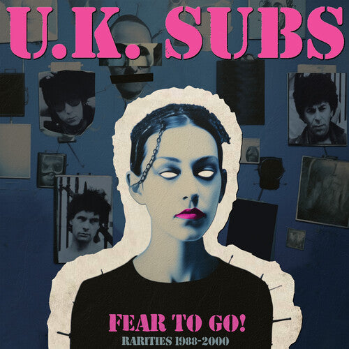 U.K. Subs "Fear To Go! Rarities 1988-2000" LP (Pink)