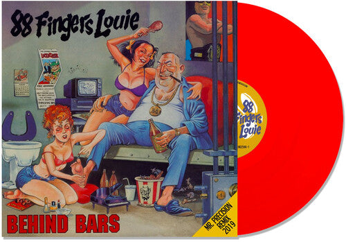 PRE-ORDER: 88 Fingers Louie "Behind Bars" LP (Red)