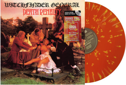 Witchfinder General "Death Penalty" LP (Orange w/ Yellow Splatter)