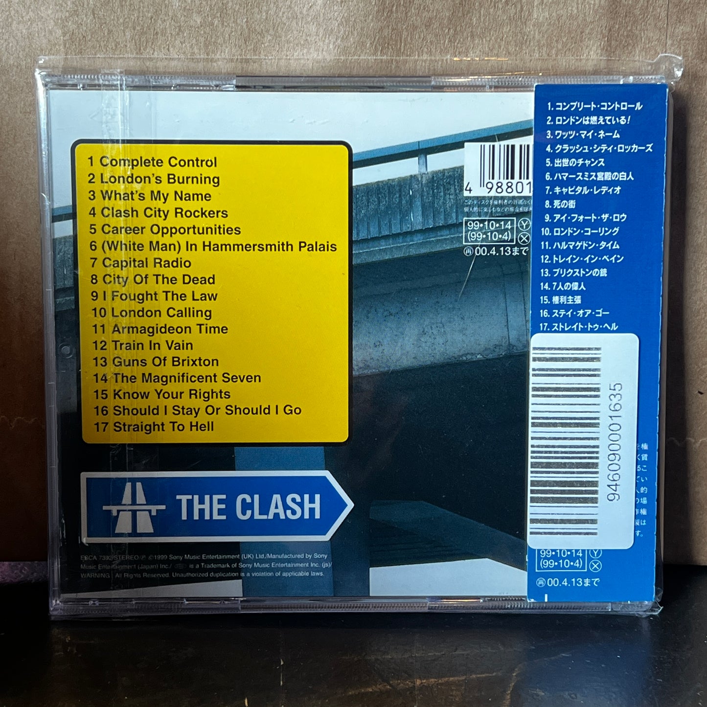 Used CD: The Clash "From Here To Eternity - Live" CD (1999 Japanese Press)