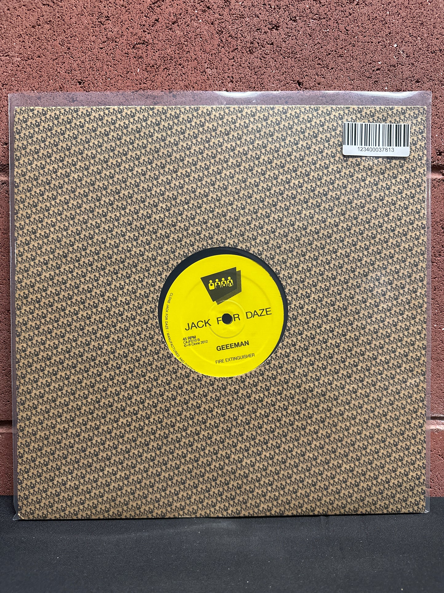 Used Vinyl:  Geeeman ”Bang't / Fire Extinguisher” 12"