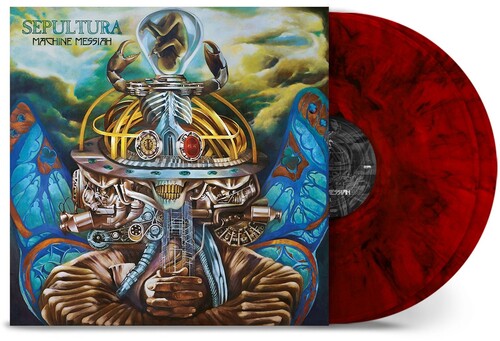 Sepultura "Machine Messiah" 40th Anniversary Edition 2xLP (Red Ruby Marble Vinyl)