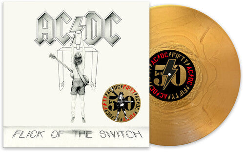 AC/DC "Flick Of The Switch (50th Anniversary)" LP (GOLD VINYL)