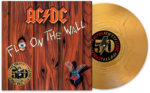 AC/DC "Fly On The Wall (50th Anniversary)" LP (GOLD VINYL)