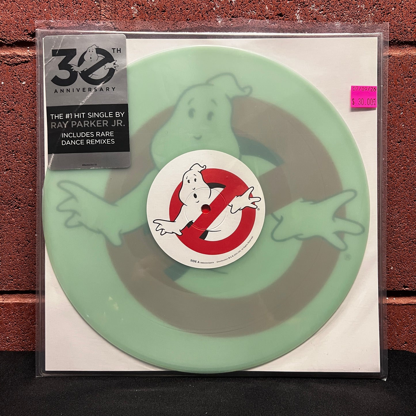 Used Vinyl: Ray Parker Jr. "Ghostbusters" 10" (2014 Press - Glow In The Dark Vinyl)