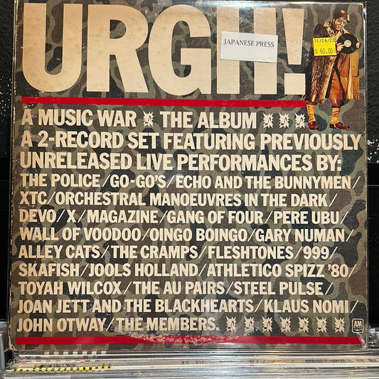 Used Vinyl:  Various "URGH! A Music War" 2xLP (Japanese Press)