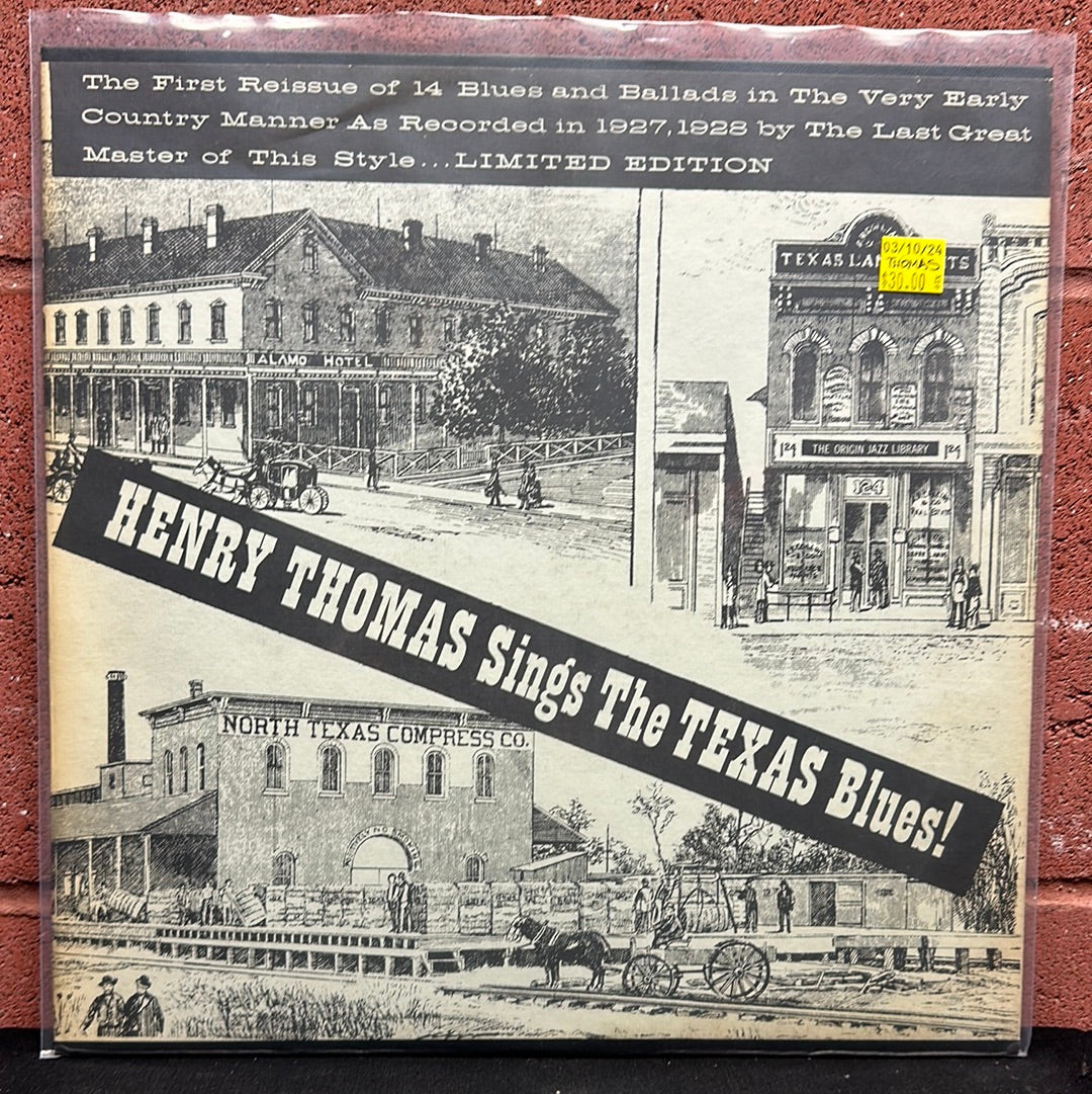 Used Vinyl:  Henry Thomas ”Sings The Texas Blues 1927-28” LP