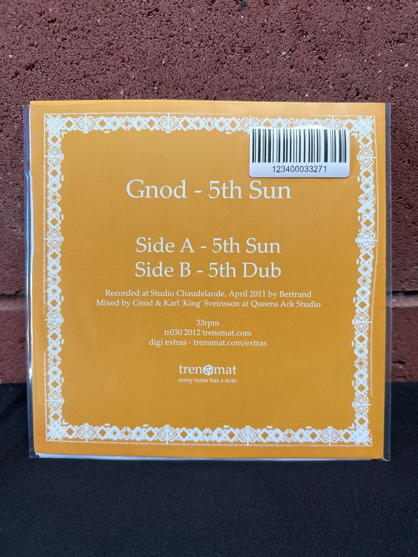 Used Vinyl:  Gnod ”5th Sun” 7" (Orange Vinyl)