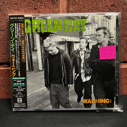 Used CD: Green Day "Warning" CD (2000 Japanese Press w/ Bonus Tracks)