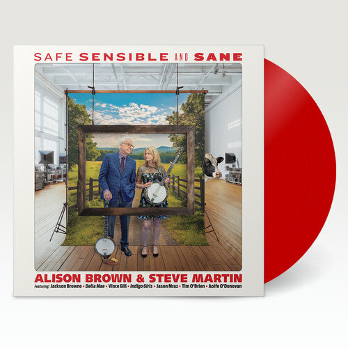 PRE-ORDER: Alison Brown & Steve Martin "Safe, Sensible and Sane" LP (Limited Edition Red Vinyl)