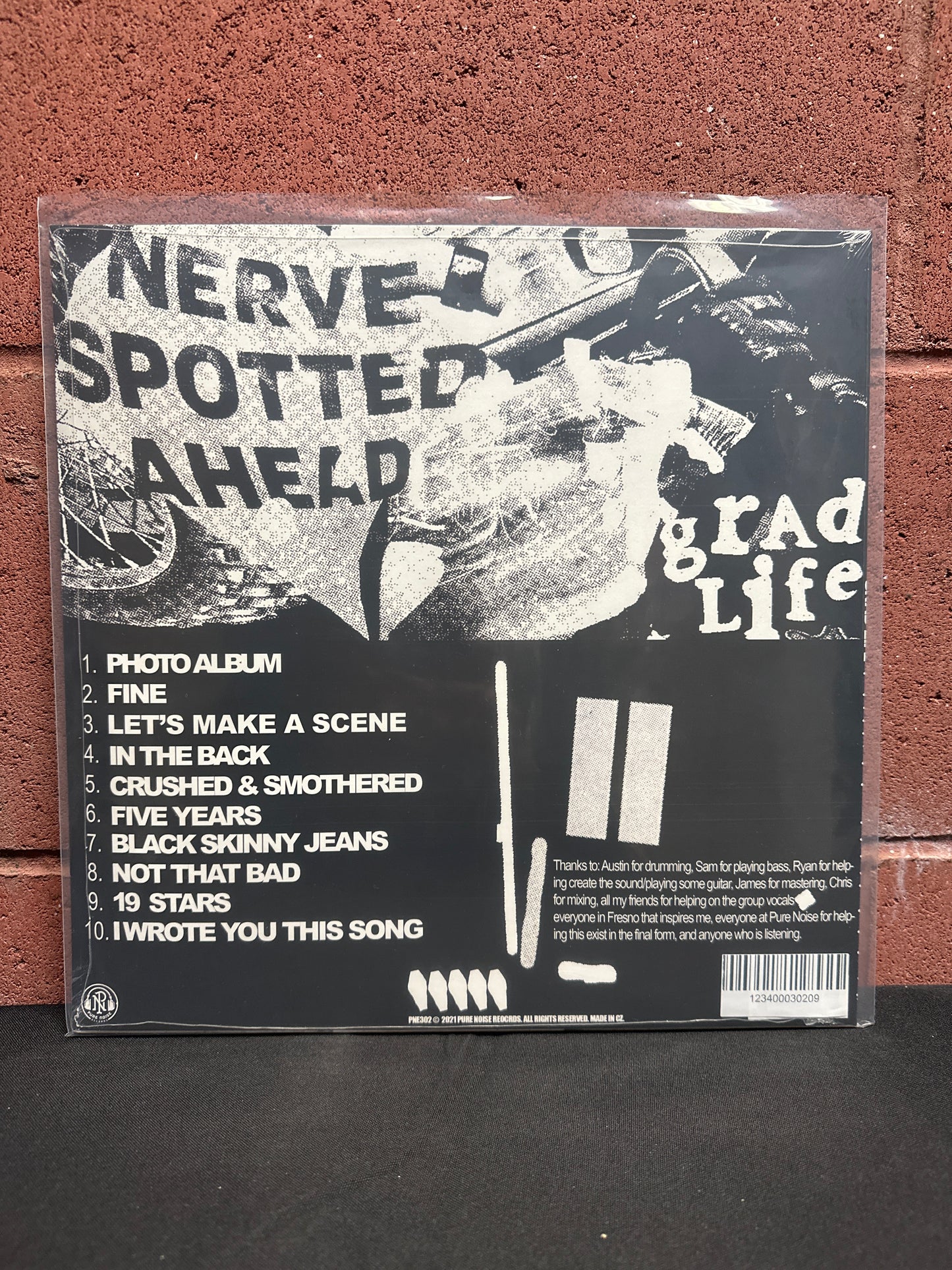 Used Vinyl:  Graduating Life ”II” LP (Blue & White Splatter Vinyl)