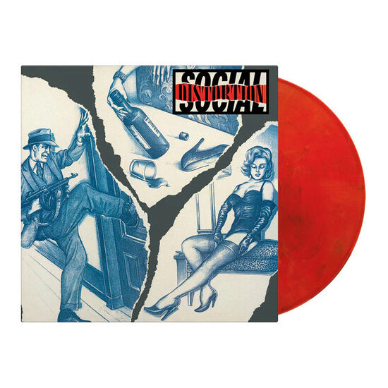 PRE-ORDER: Social Distortion "S/T" LP (Red Marble Vinyl)