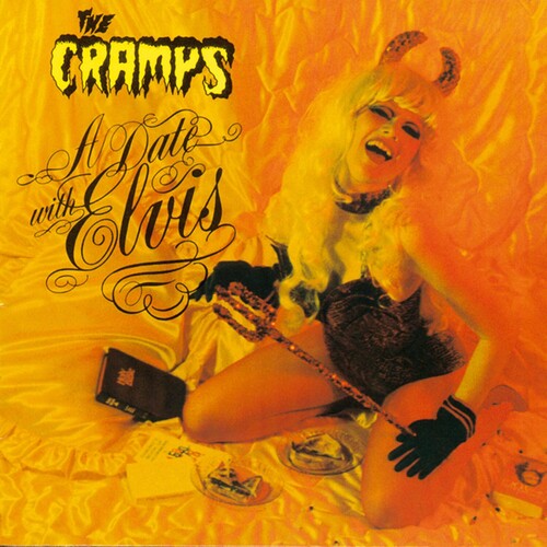 PRE-ORDER: The Cramps "A Date With Elvis" LP (Orange Vinyl) [Import]