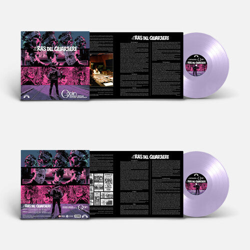 PRE-ORDER: Goblin "Il Ras Del Quartiere (OST)"  (Clear Lilac Vinyl) [Import]